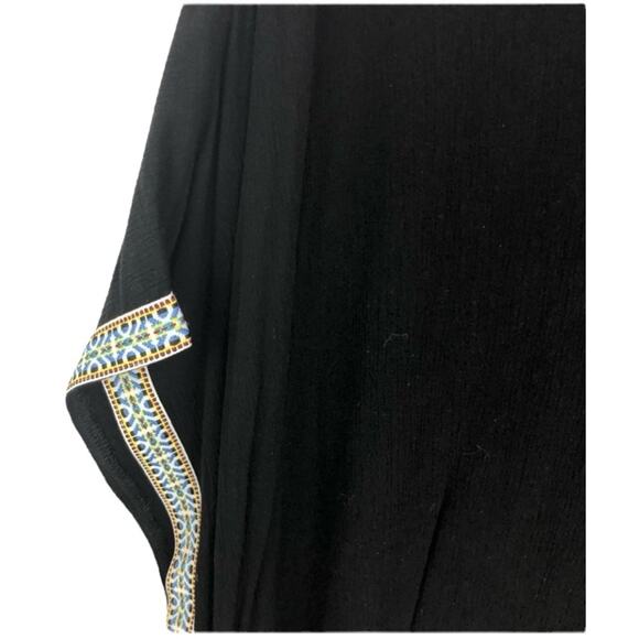 Women’s Design 365 Black Short Sleeve Poncho Tunic 2X - Picture 5 of 7